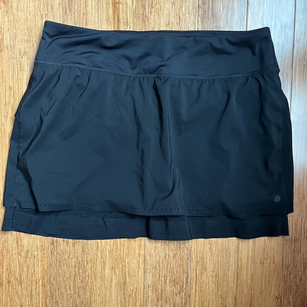 Athleta Black Athletic Skirt Size Large 1165 - Picture 3 of 5